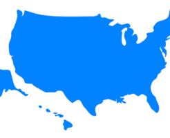 Google mapの埋め込み（アメリカ地図）